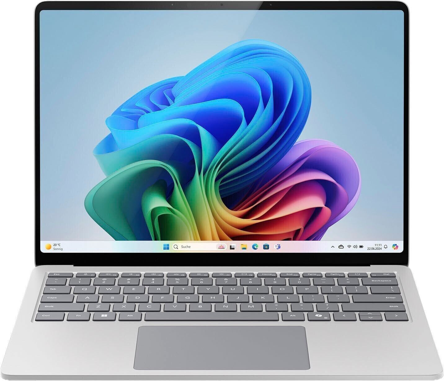 Microsoft Surface Laptop 7. Edition  Copilot+ PC Platinum, 15"Touch, Snapdragon® X Elite, 16GB, 256GB, W11P